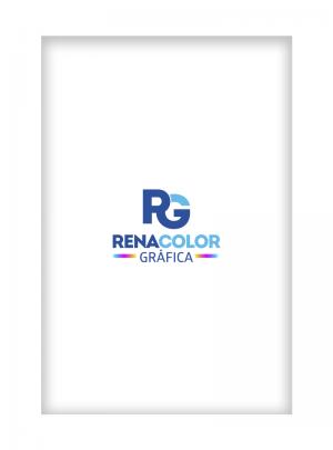 Porta Retrato de madeira - Branco      